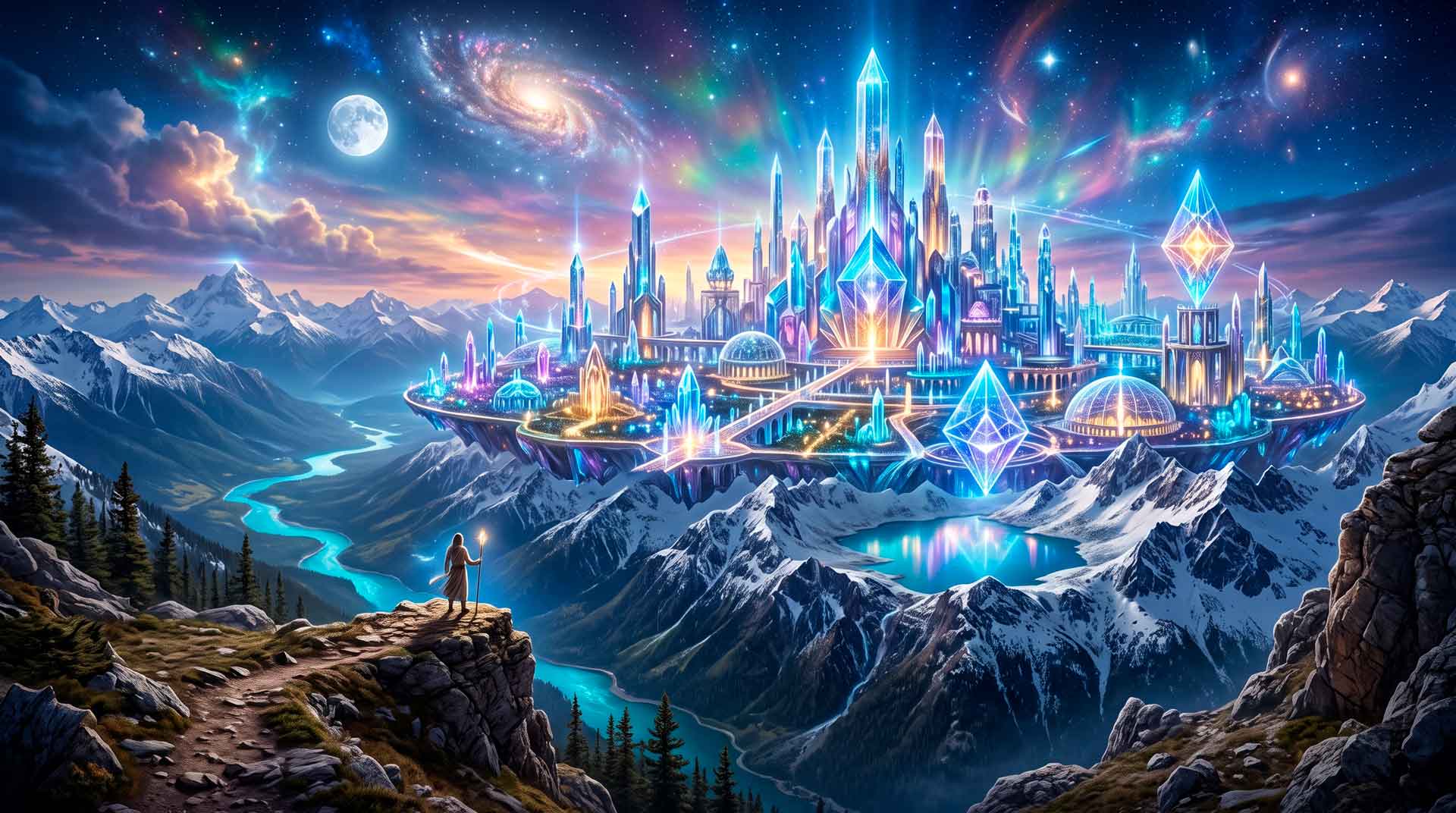 Crystalline Cities of Light